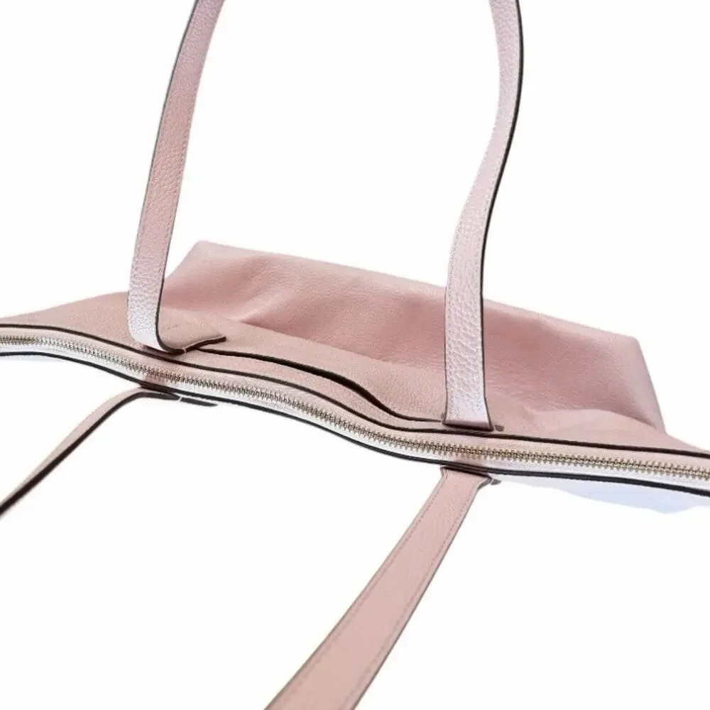 Kate Spade New York All Day Large Leather Zip Top Tote - Light Pink - Picture 8 of 9